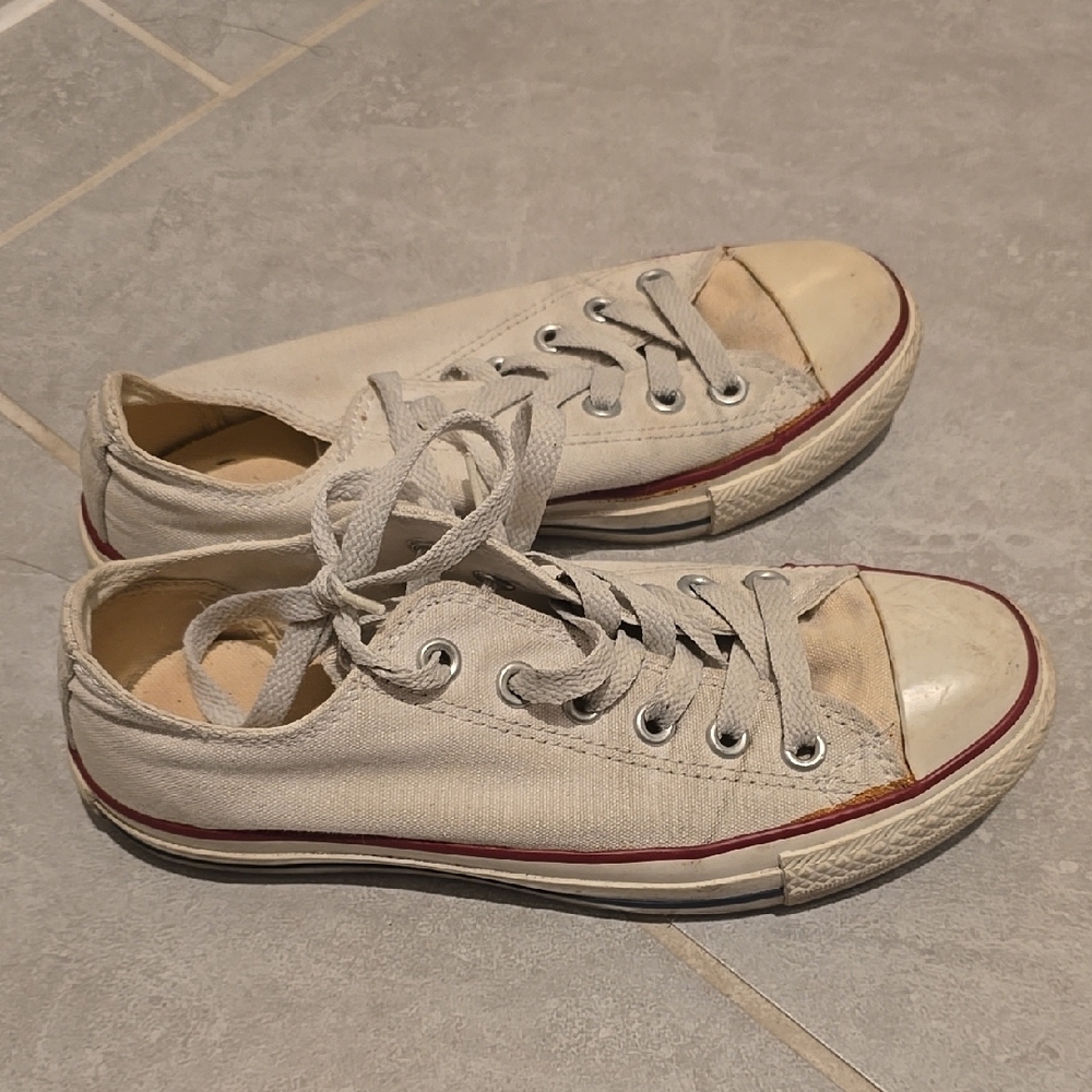 White Chuck Taylor Converse Shoes